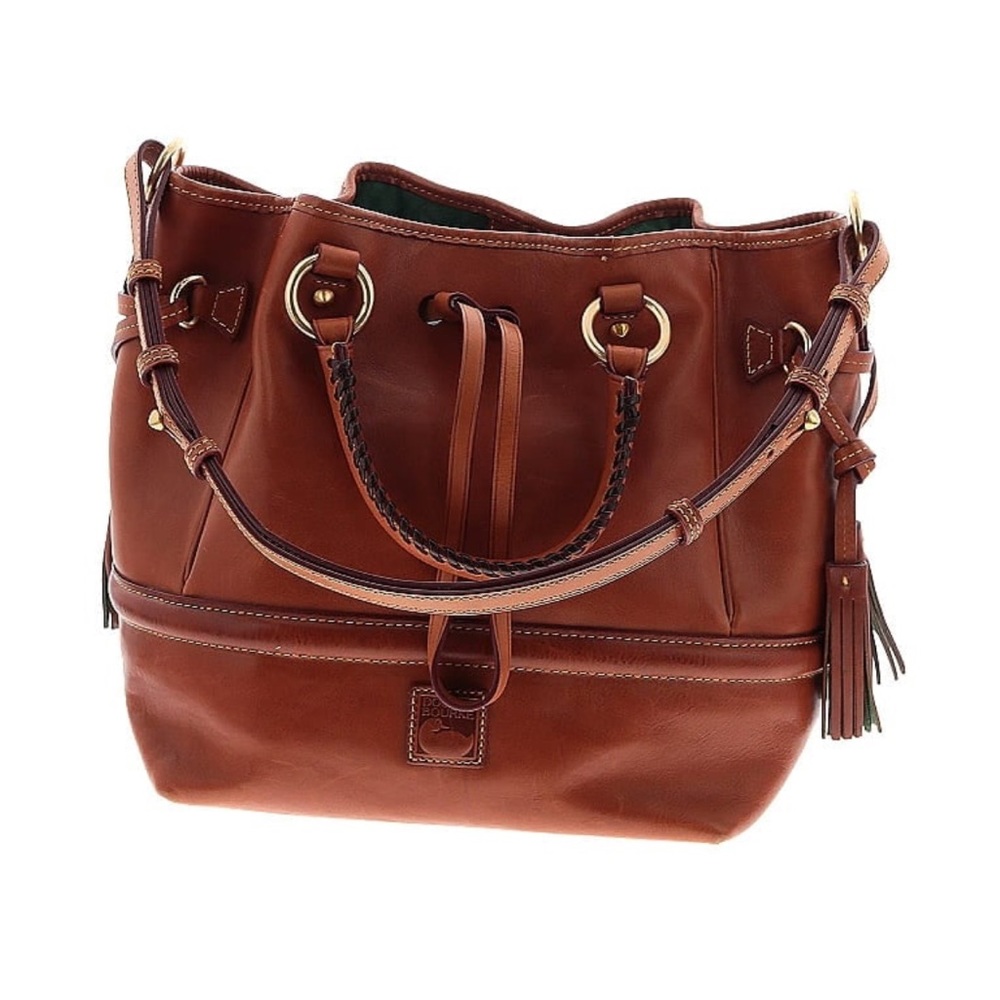 Dooney Buckley florentine bucket drawstring bag